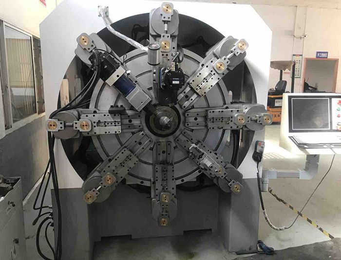 十三軸7mm數(shù)控彈簧成型機(jī)